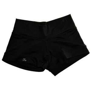 Jo + Jax Dancewear Black Booty Shorts Size XSA (0-2) Jazz Ballet Class Spandex